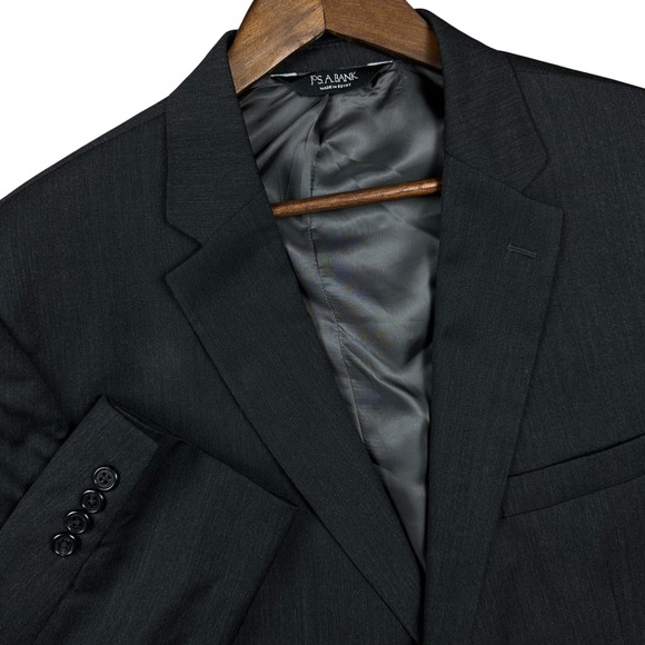 Jos. A. Bank Other - Jos A Bank Signature Collection Wool Blazer 44S Charcoal Grey Suit Jacket